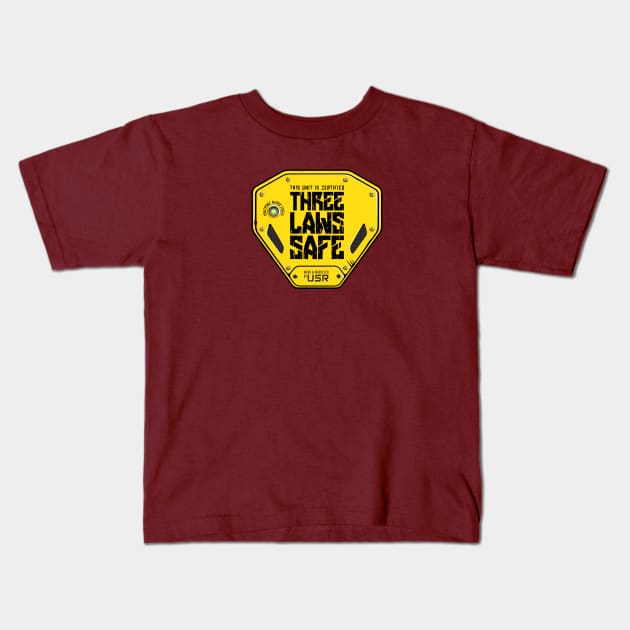 Three Laws Safe Kids T-Shirt by DeepSpaceDives